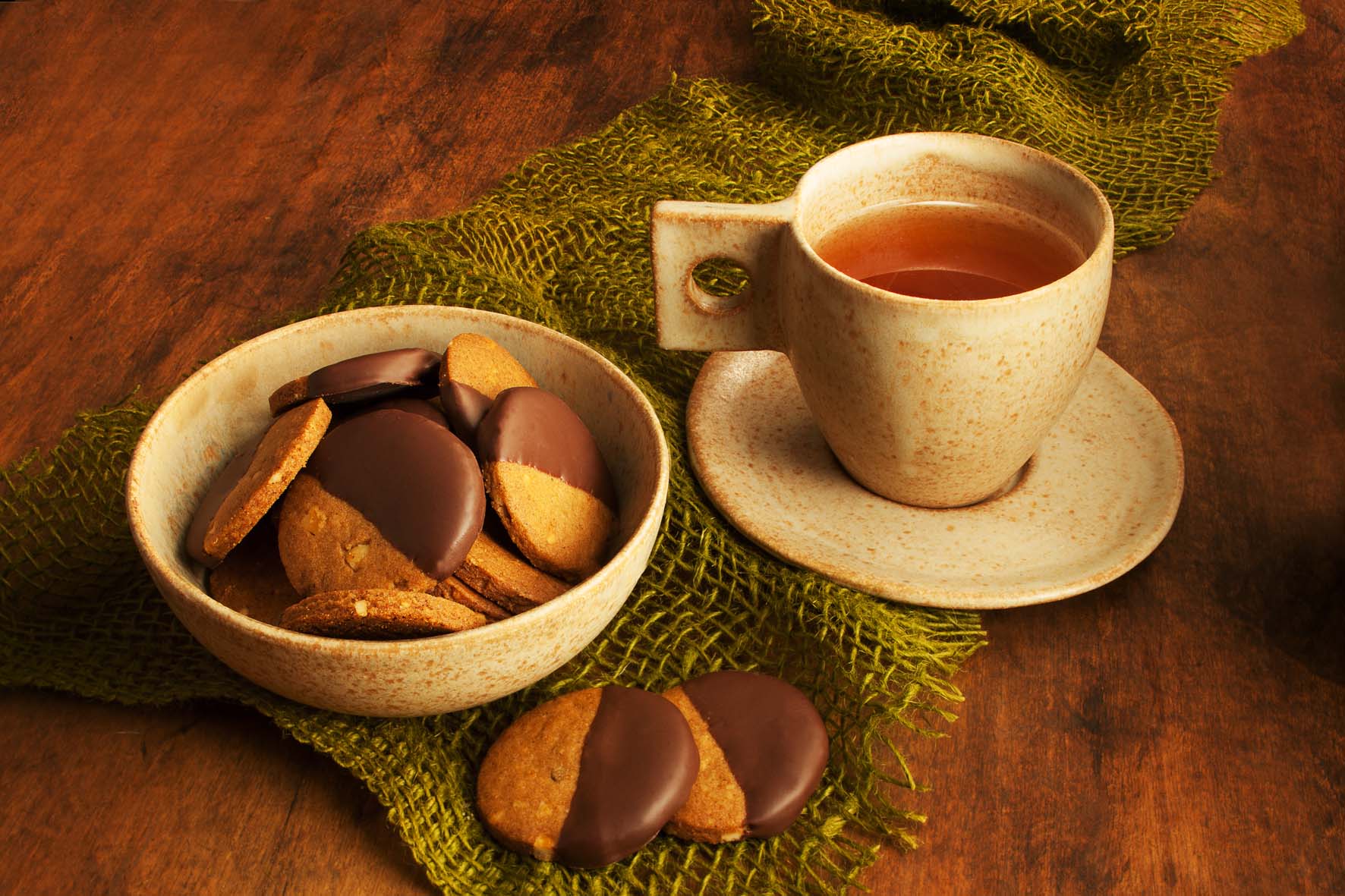 Biscoitos de castanha-do-pará