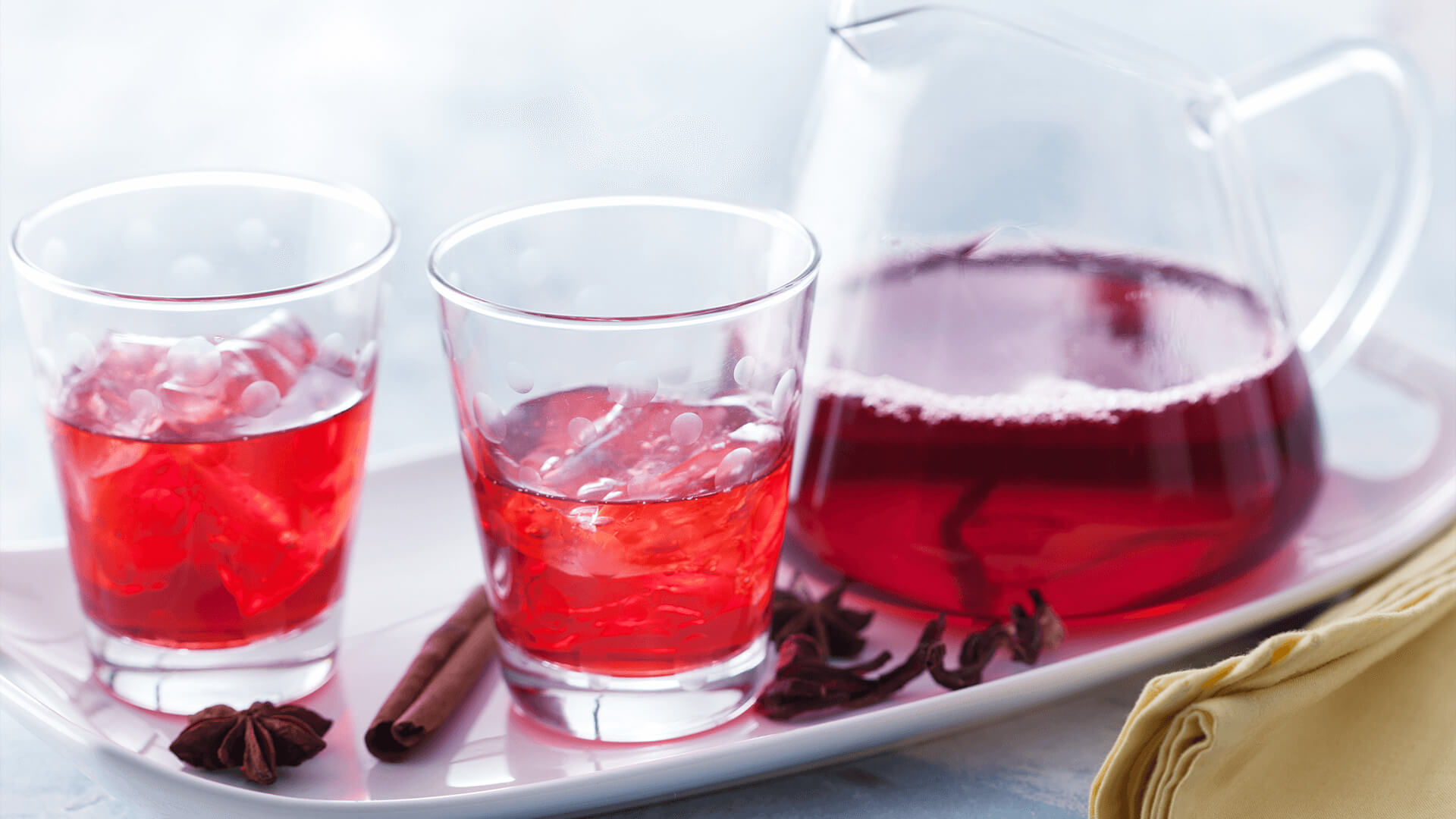 Chá de Hibisco com Especiarias